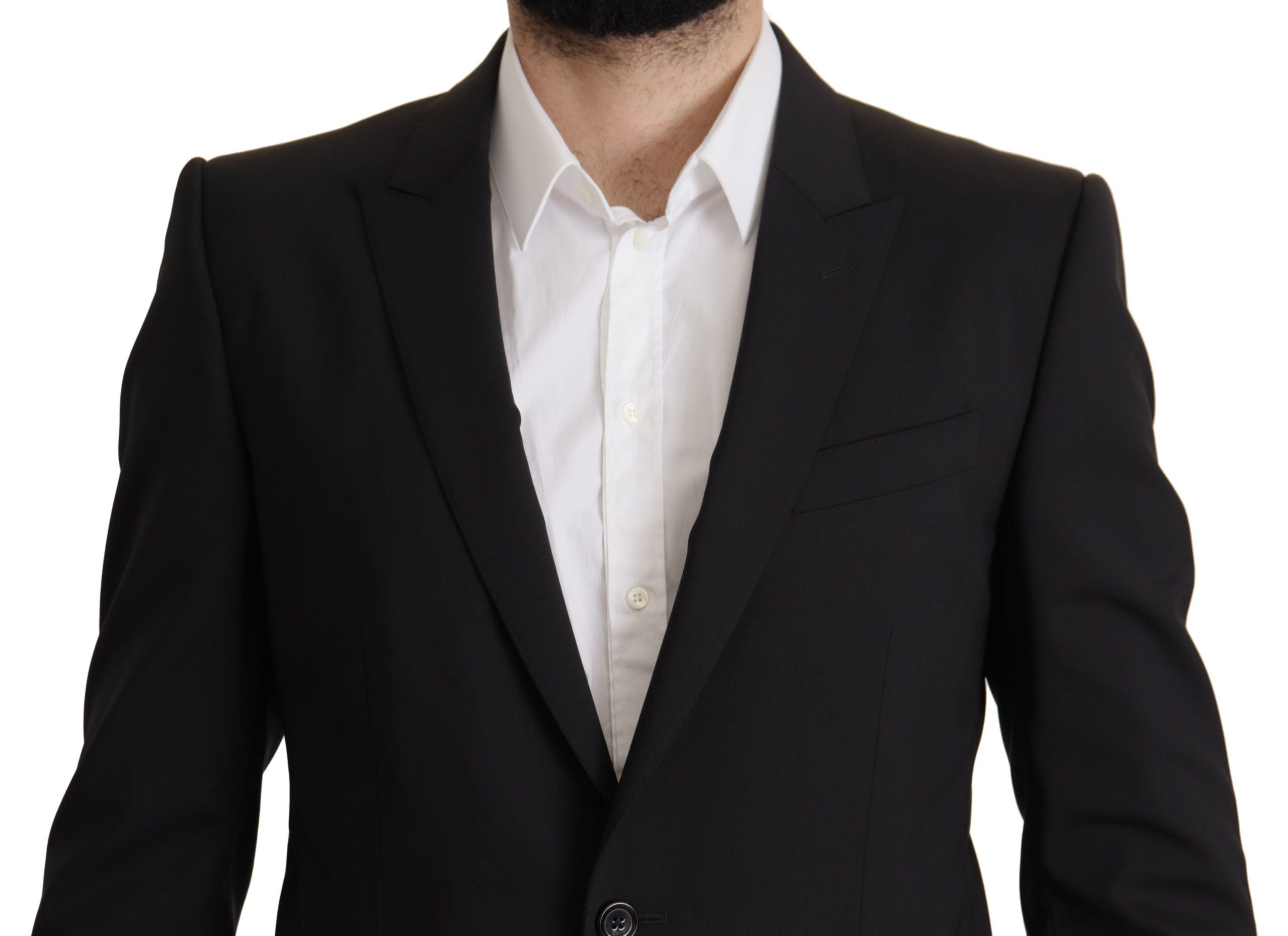 Dolce & Gabbana Black Single-Breasted MARTINI Blazer