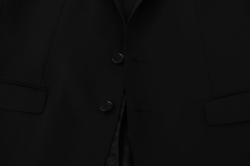 Dolce & Gabbana Black Single-Breasted MARTINI Blazer