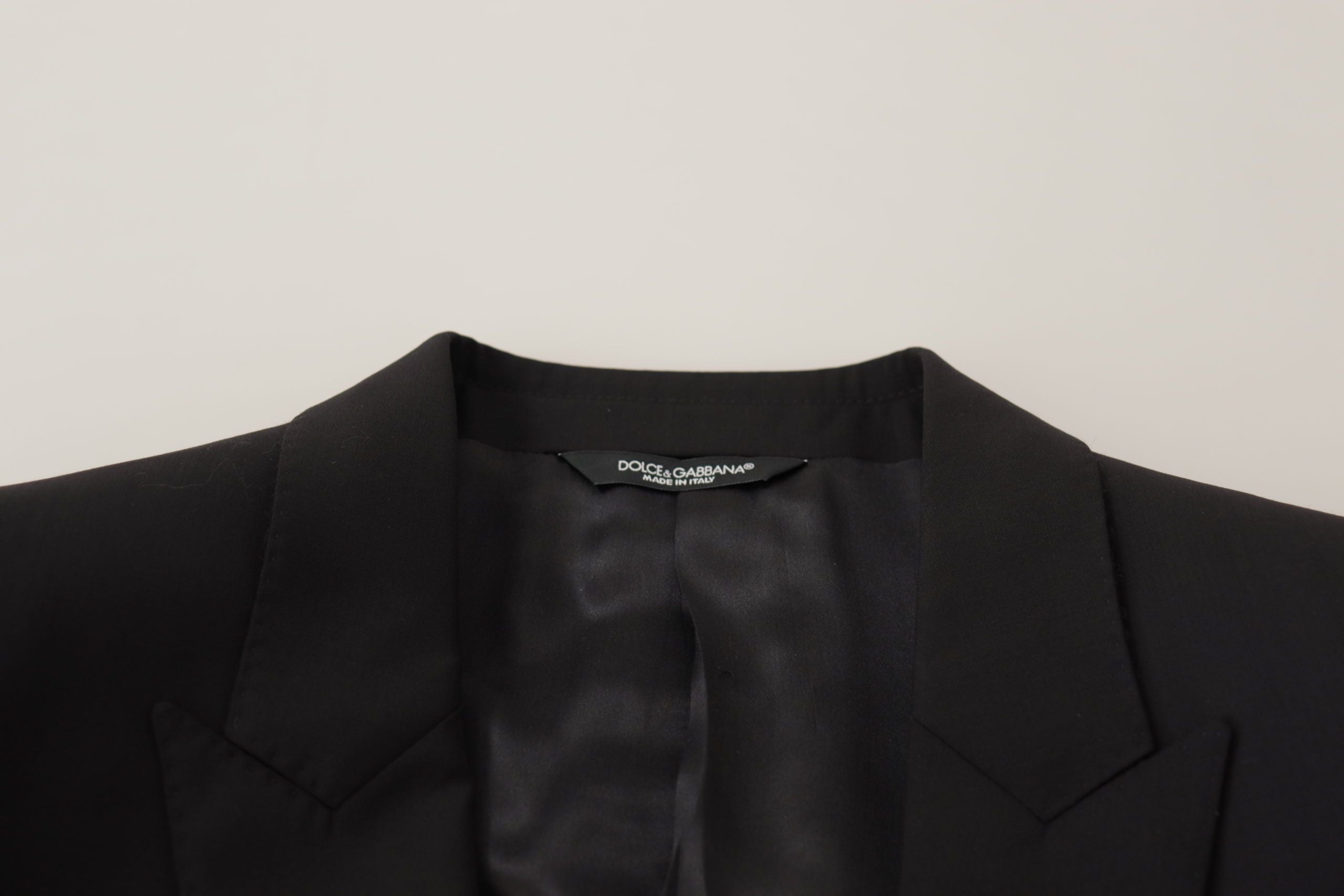 Dolce & Gabbana Black Single-Breasted MARTINI Blazer