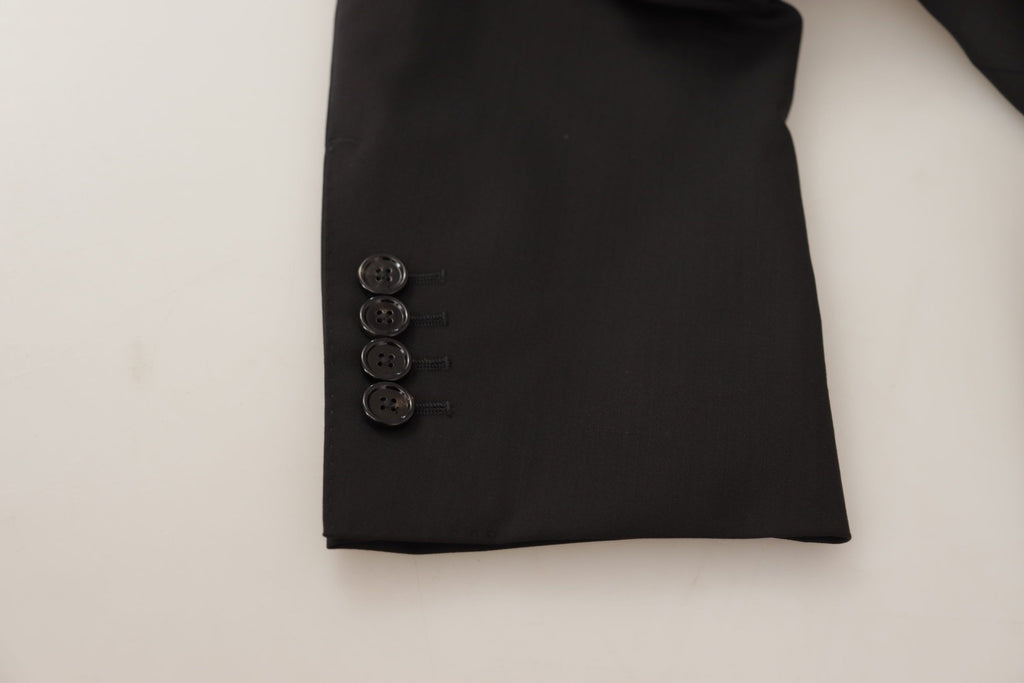 Dolce & Gabbana Black Single-Breasted MARTINI Blazer