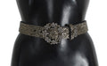 Dolce & Gabbana Embellished Waist Belt with Crystal Buckle