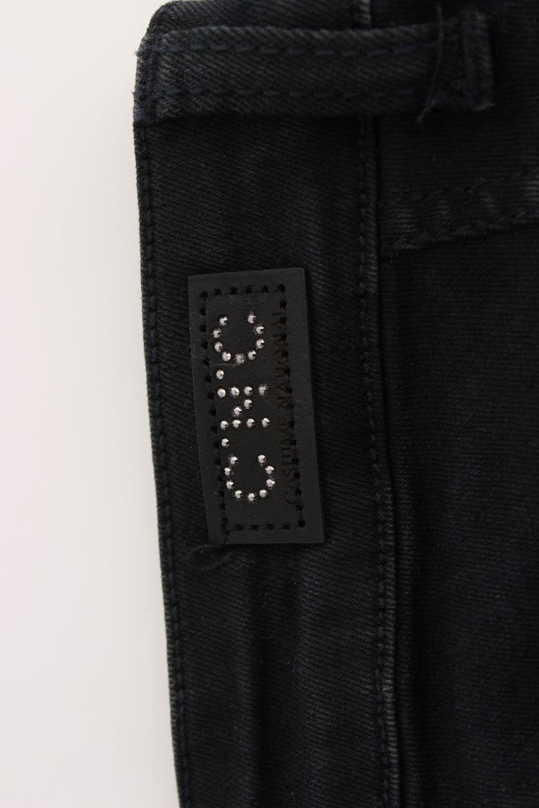 Costume National Black Slim Fit Cotton Denim Jeans