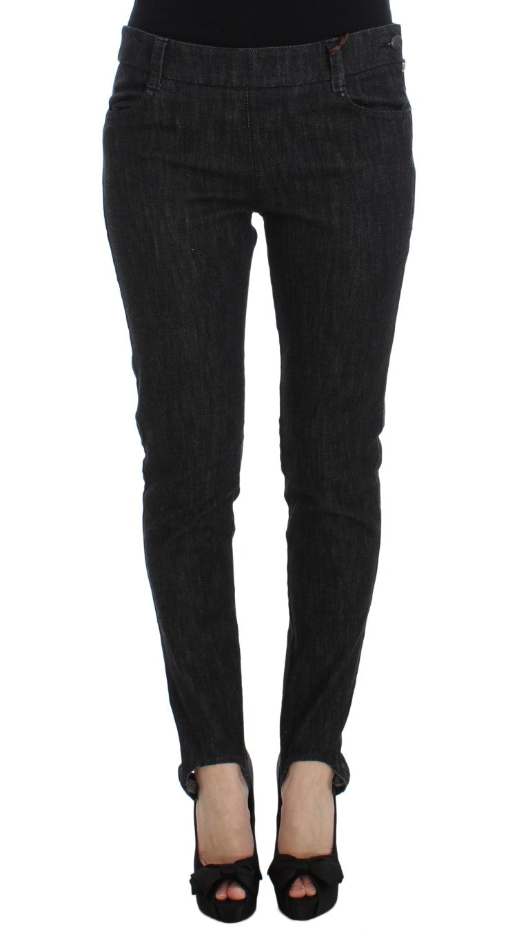 Ermanno Scervino Blue Slim Fit Cotton Denim Jeans