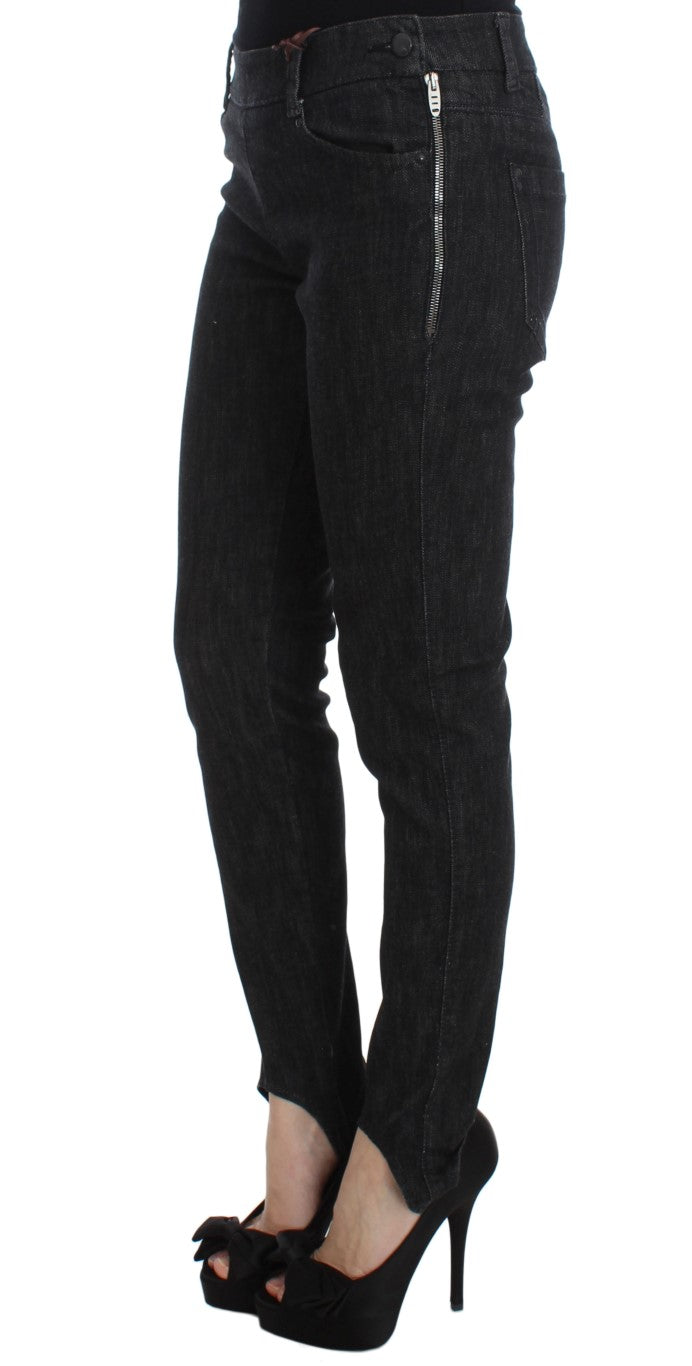 Ermanno Scervino Blue Slim Fit Cotton Denim Jeans