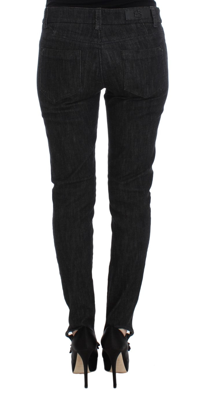 Ermanno Scervino Blue Slim Fit Cotton Denim Jeans