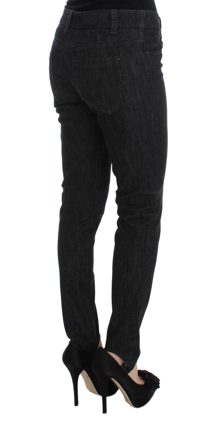 Ermanno Scervino Blue Slim Fit Cotton Denim Jeans