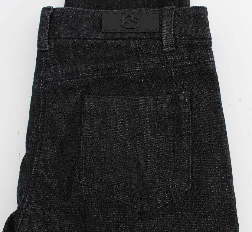 Ermanno Scervino Blue Slim Fit Cotton Denim Jeans
