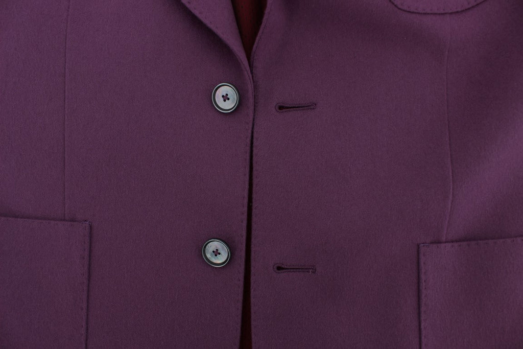 Dolce & Gabbana Lila Kaschmir Slim Fit Blazer Jacke