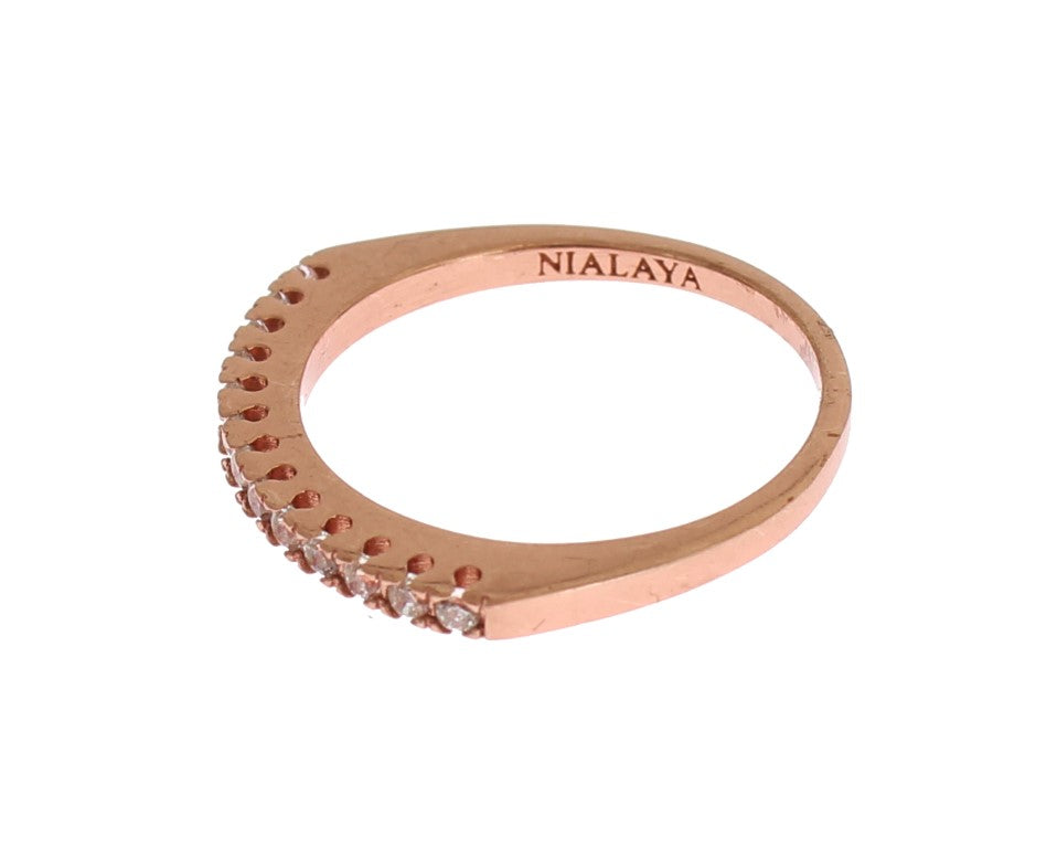 Nialaya Rose Gold 925 Silver Ring