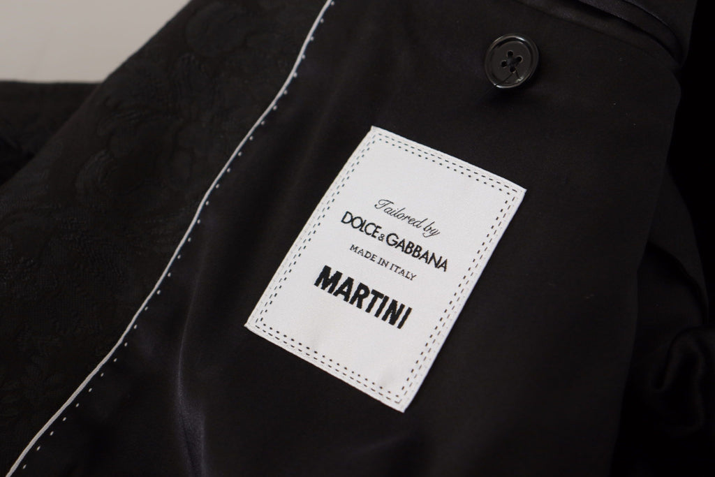 Dolce & Gabbana Schwarzer Polyester Anzug 2 Stück MARTINI