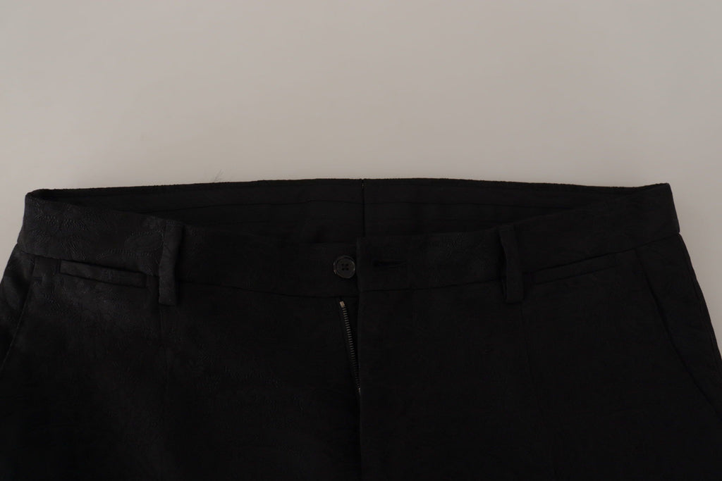 Dolce & Gabbana Schwarzer Polyester Anzug 2 Stück MARTINI
