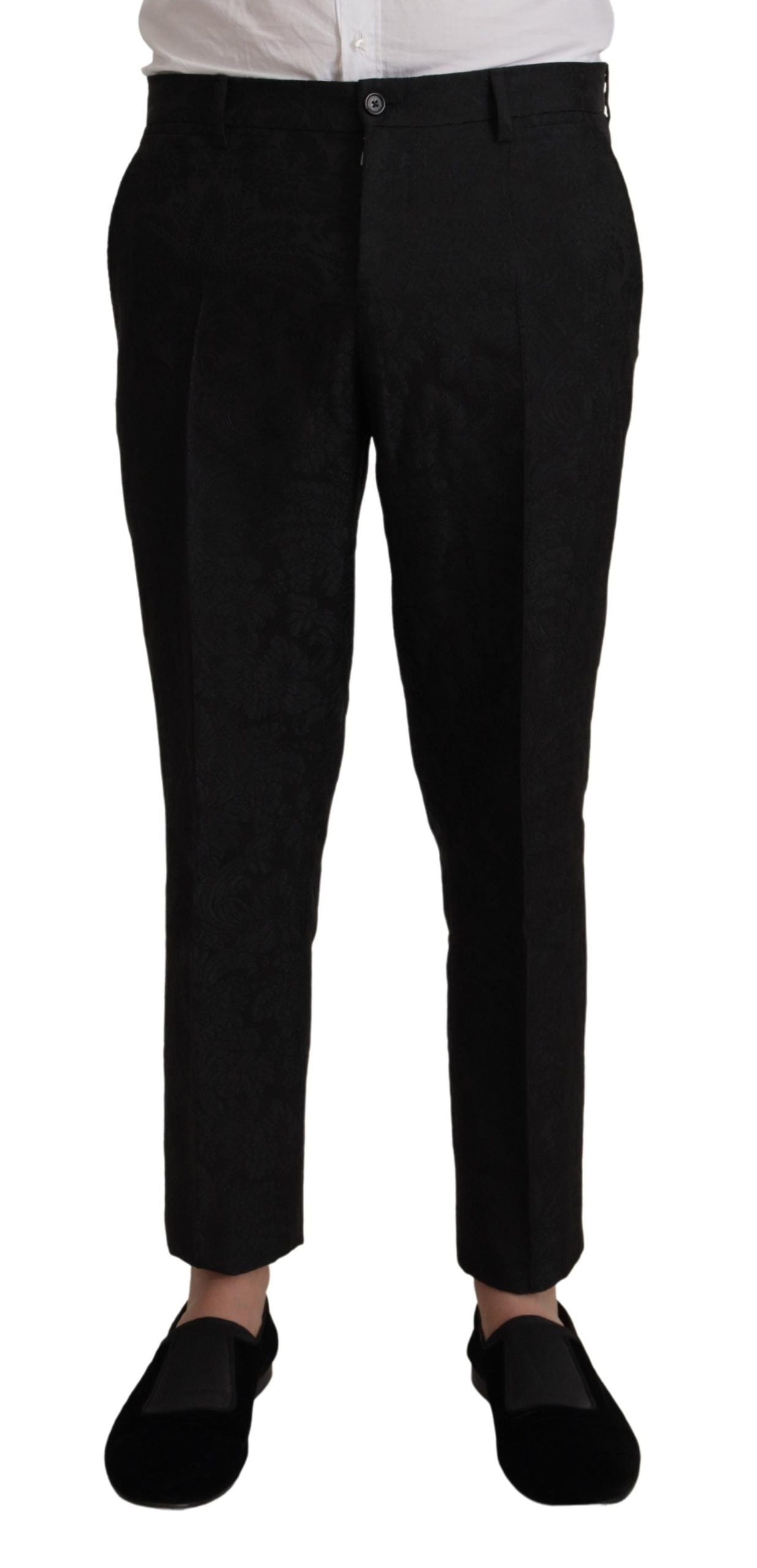 Dolce & Gabbana Schwarzer Polyester Anzug 2 Stück MARTINI