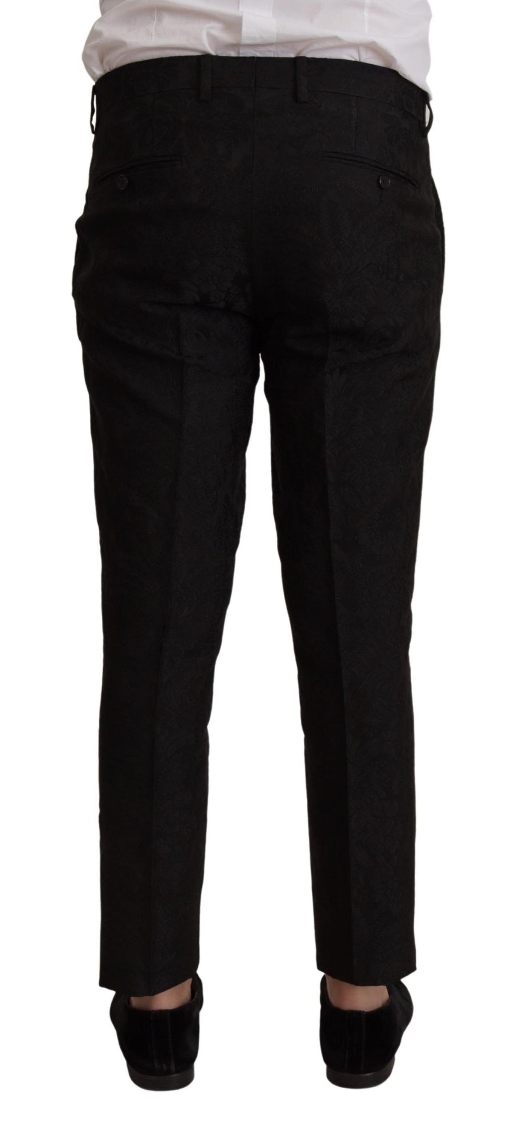 Dolce & Gabbana Schwarzer Polyester Anzug 2 Stück MARTINI