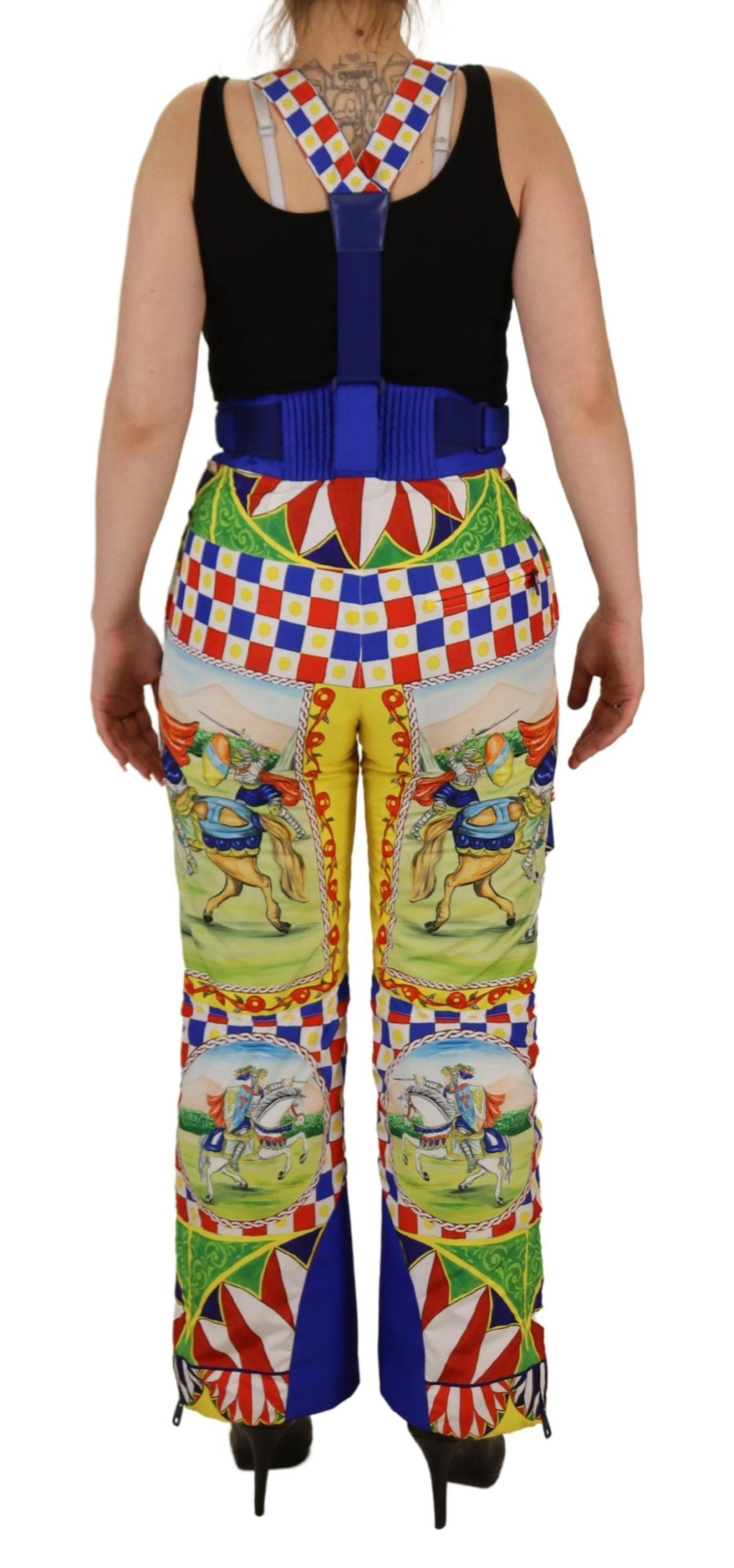 Dolce & Gabbana Multicolor Printed Snow Pants