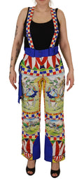 Dolce & Gabbana Multicolor Printed Snow Pants