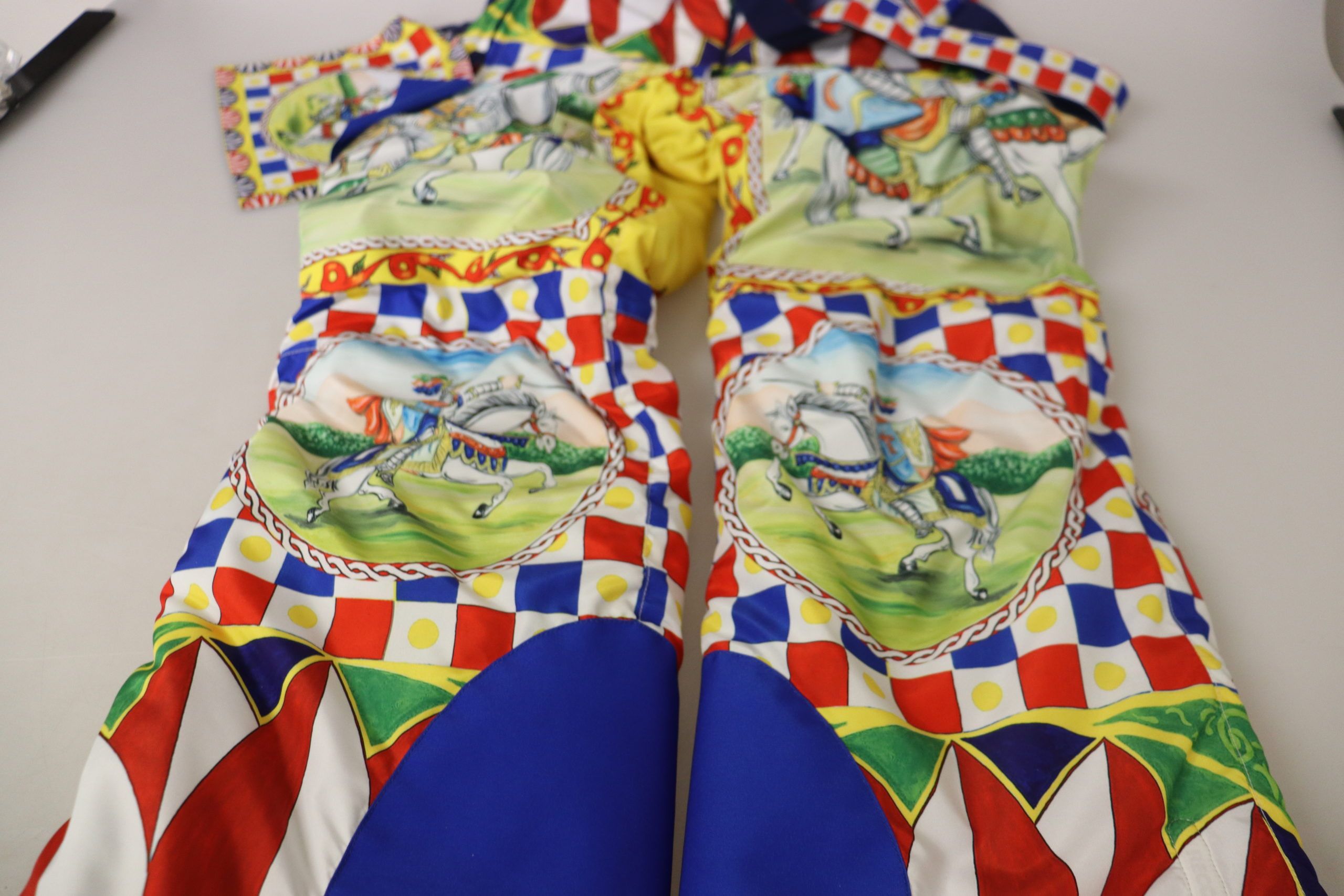 Dolce & Gabbana Multicolor Printed Snow Pants