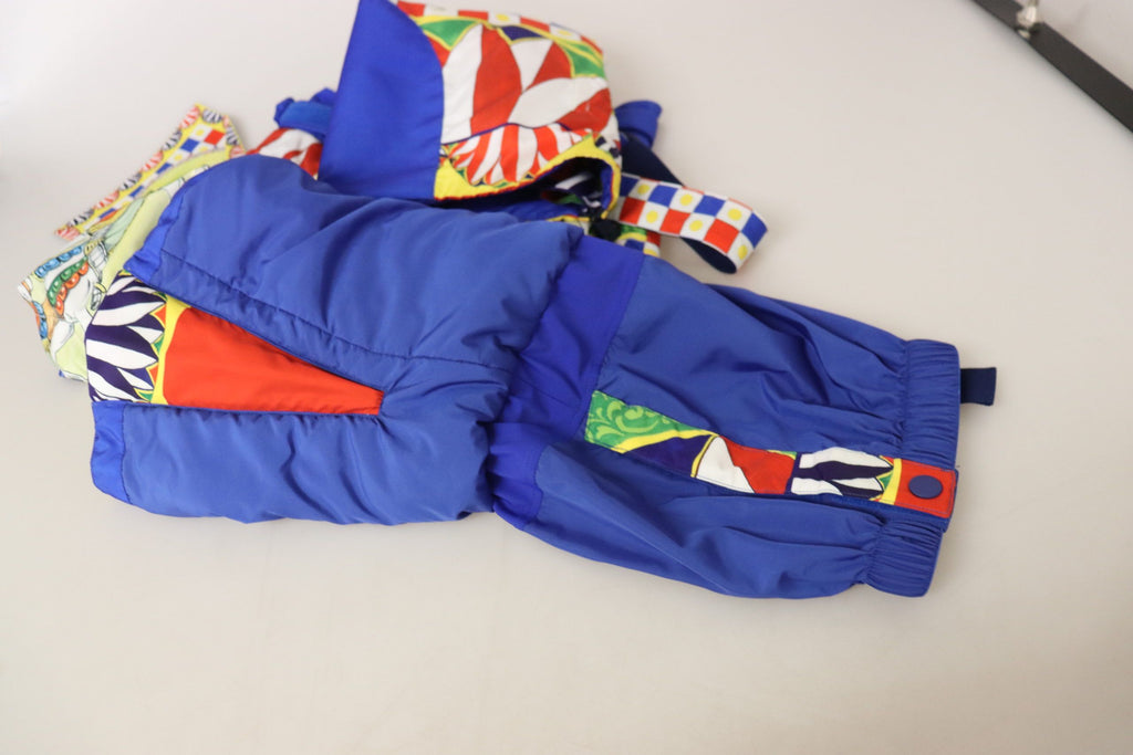 Dolce & Gabbana Multicolor Printed Snow Pants