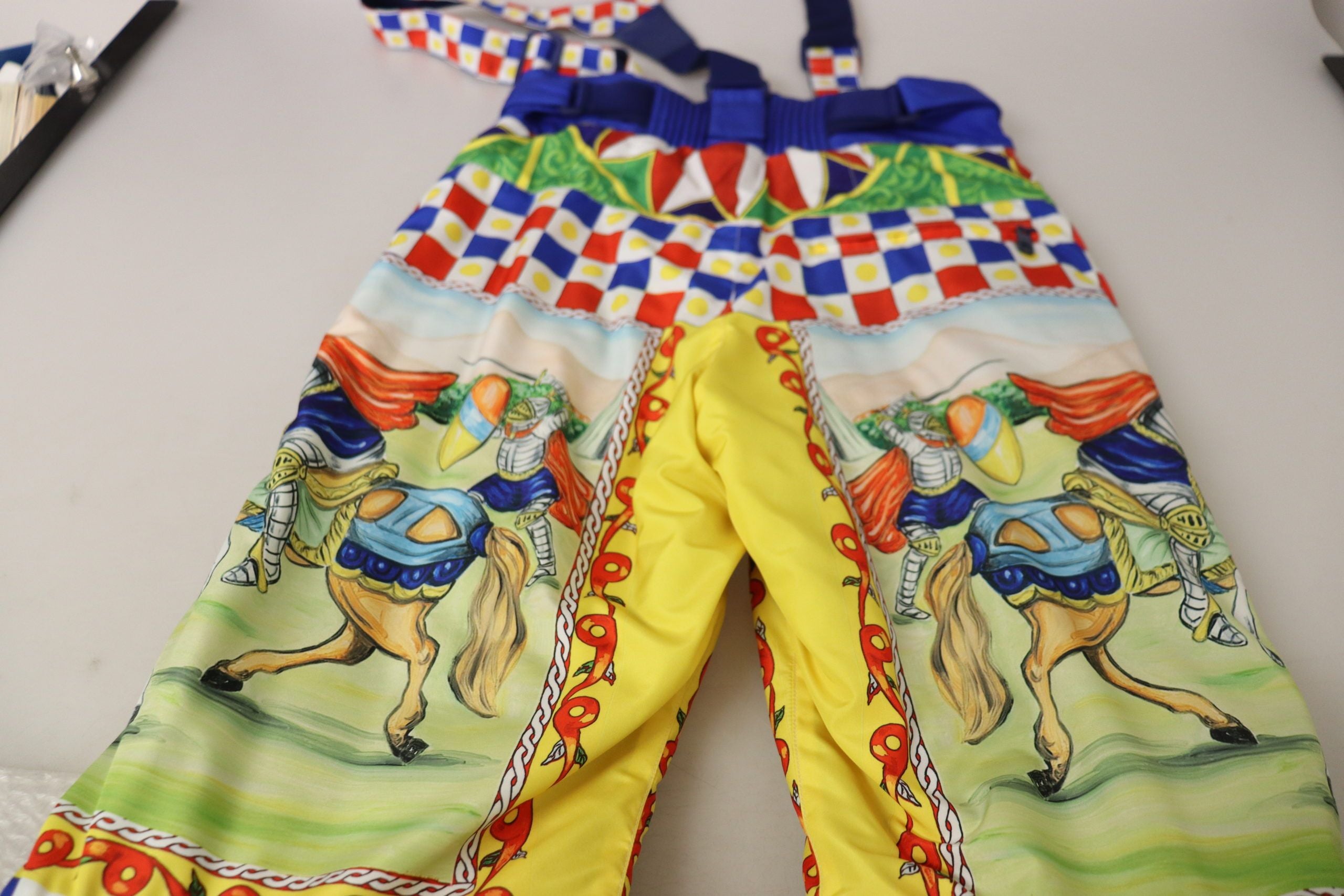 Dolce & Gabbana Multicolor Printed Snow Pants