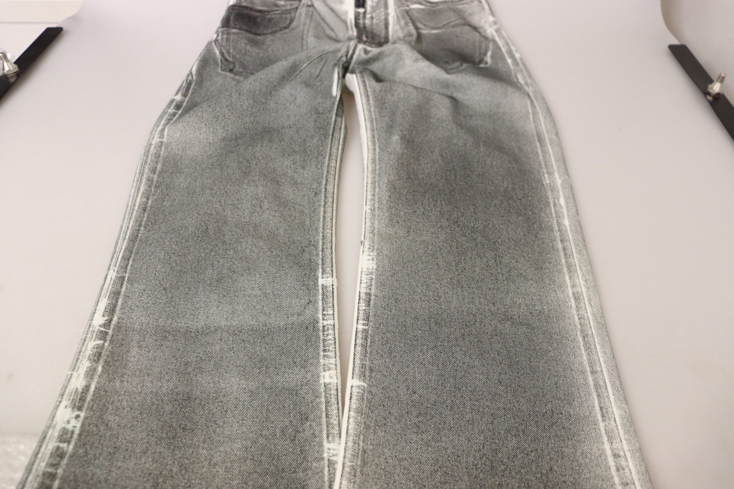 Dolce & Gabbana Grey Washed High-Waisted Denim Cotton Jeans