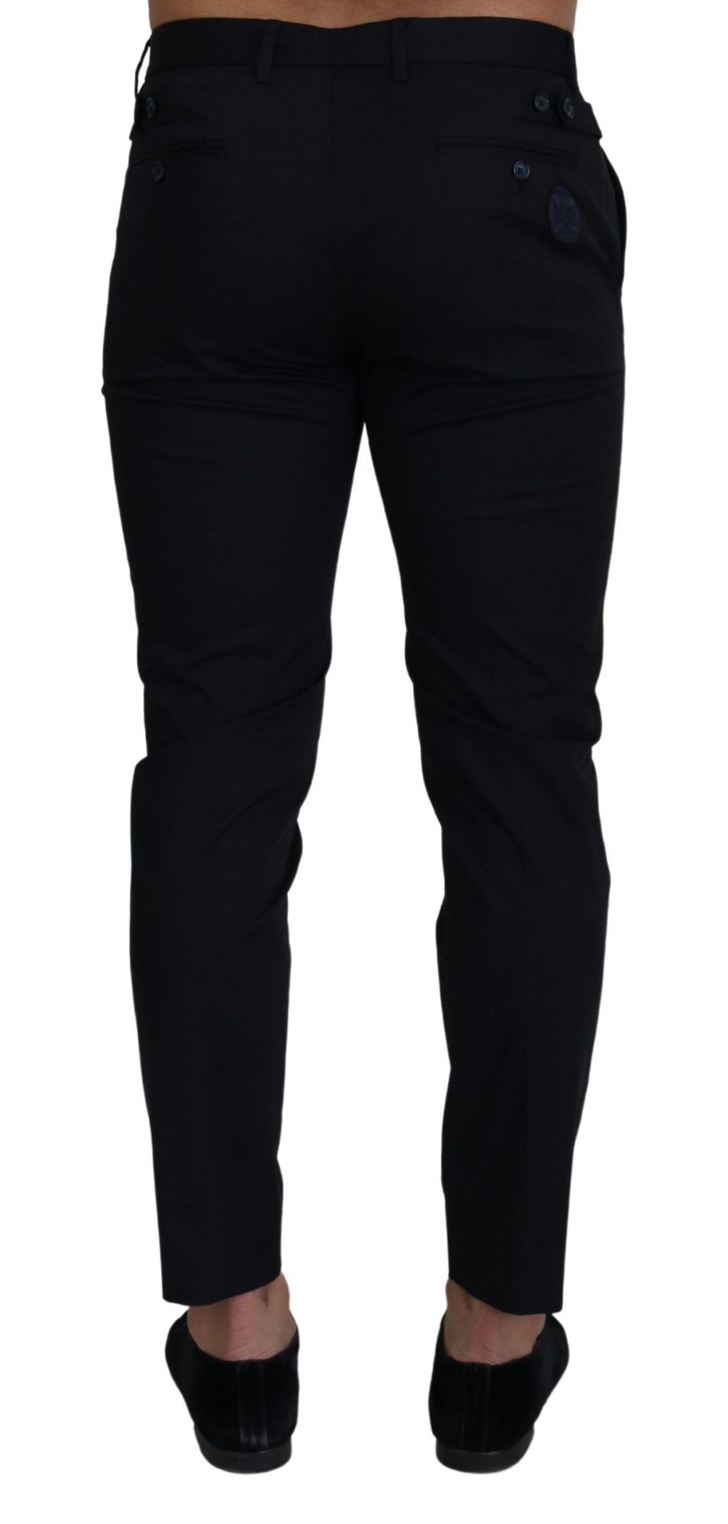 Dolce & Gabbana Blue Slim Stretch Cotton Chinos