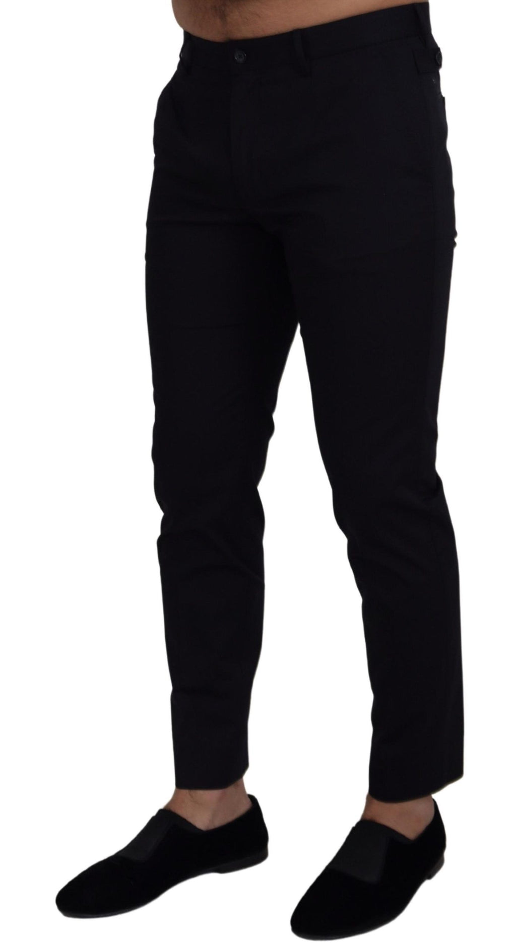 Dolce & Gabbana Blue Slim Stretch Cotton Chinos