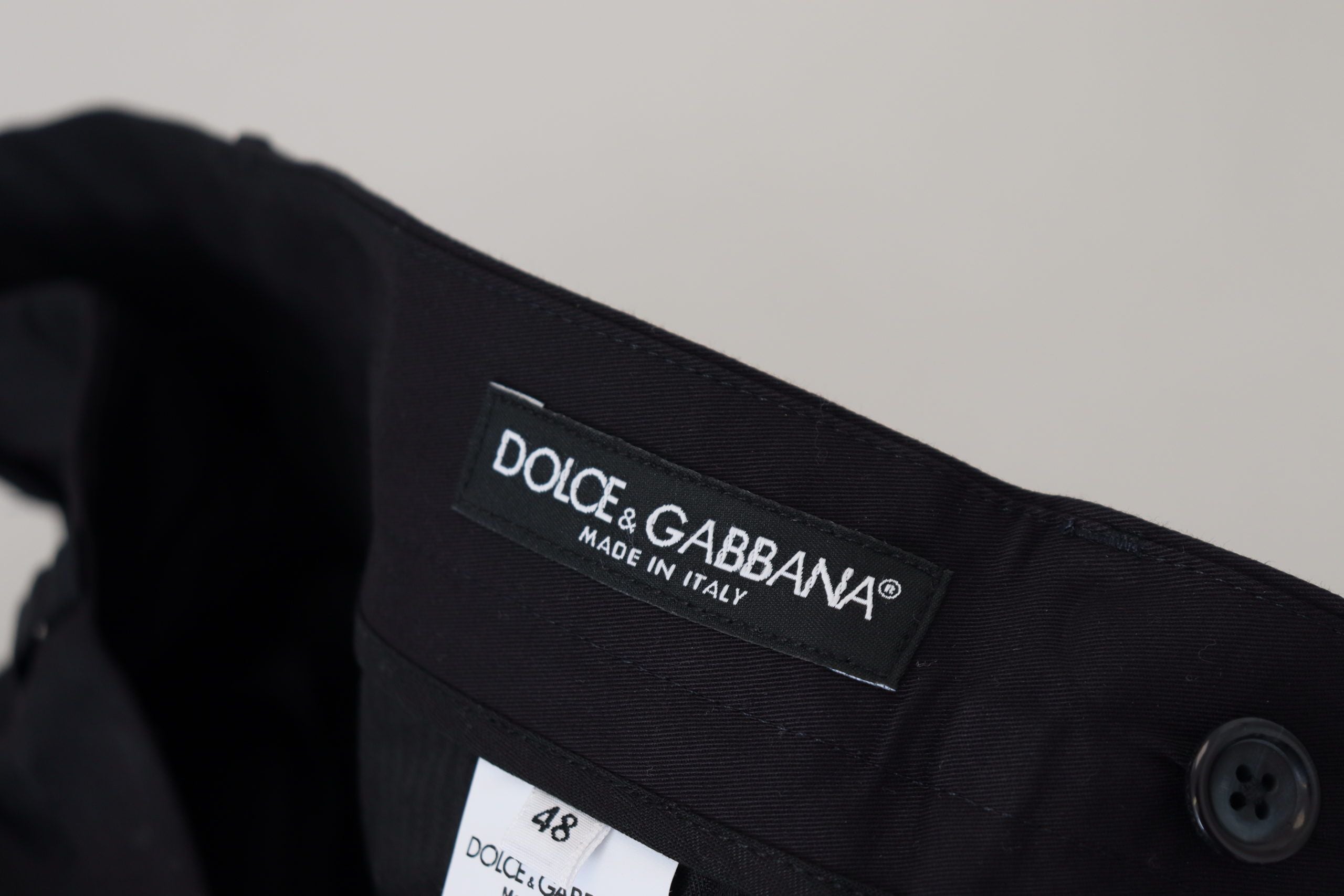 Dolce & Gabbana Blue Slim Stretch Cotton Chinos