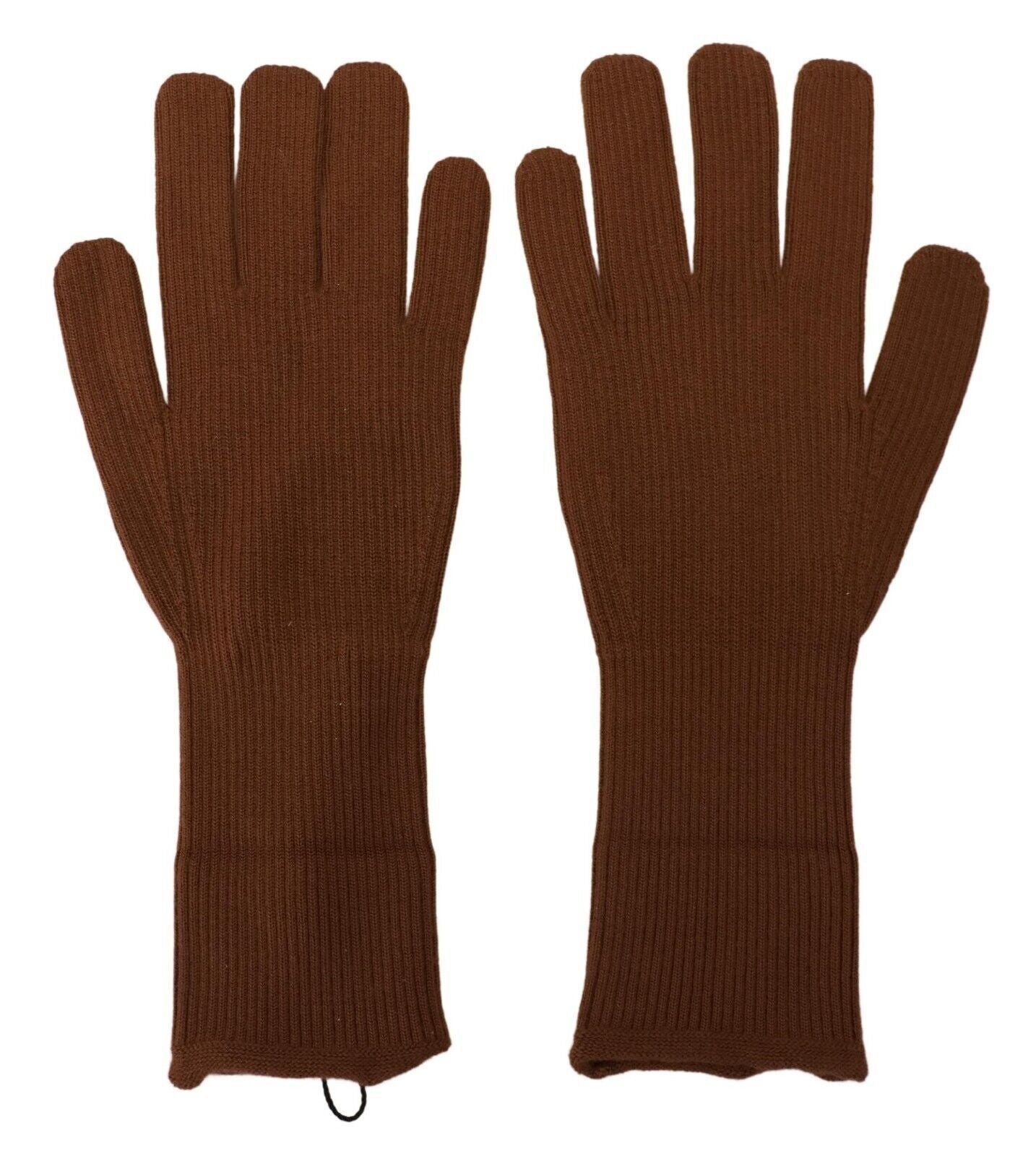 Dolce & Gabbana Men's Brown Cashmere Gloves with Mittens