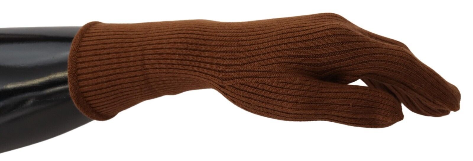 Dolce & Gabbana Men's Brown Cashmere Gloves with Mittens