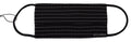 Dolce & Gabbana Black and White Striped Elastic Headband One Size Face Mask