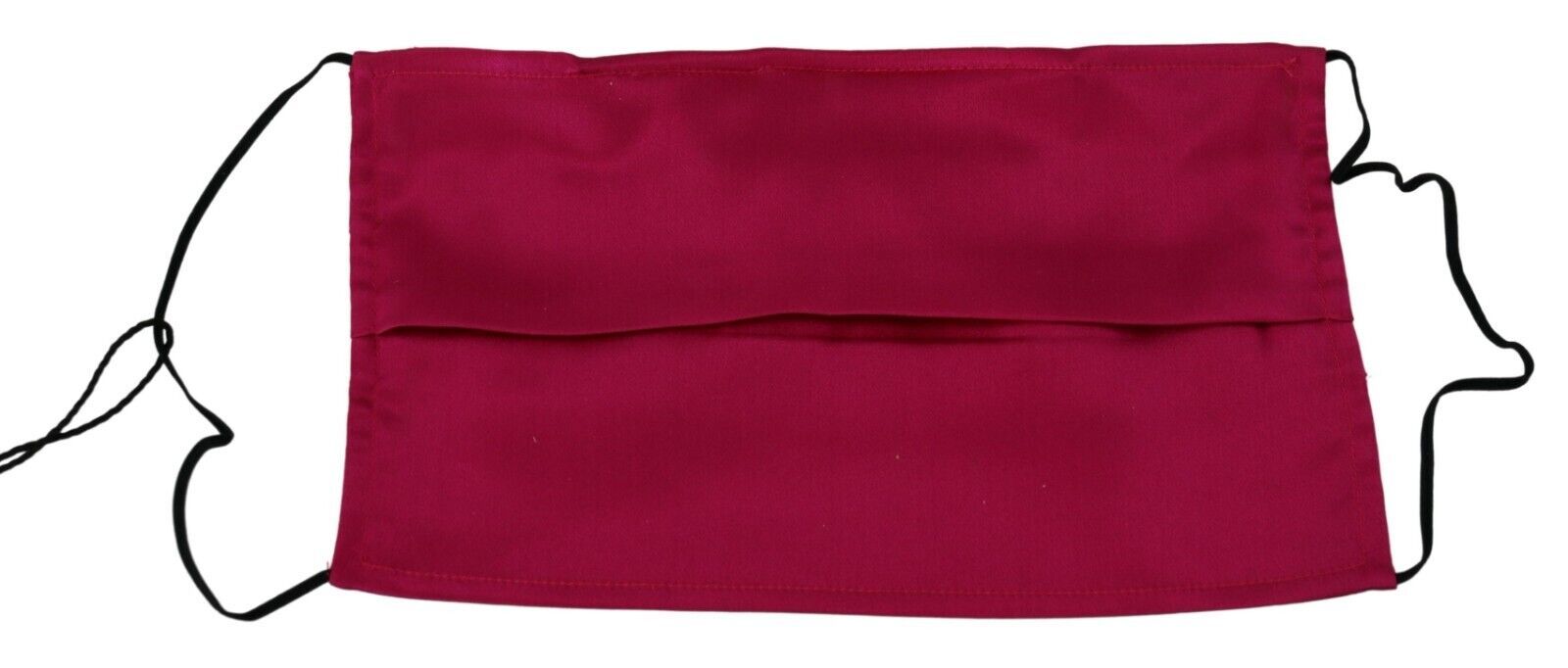 Dolce & Gabbana Chestnut Silk Pleated Elastic Earloop One Size Face Mask