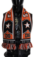 Dolce & Gabbana Multicolor DG Logo bedruckt Männer Hals Wrap Schal Schal