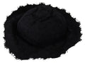 Dolce & Gabbana Black Cotton Wide-Brim Hat
