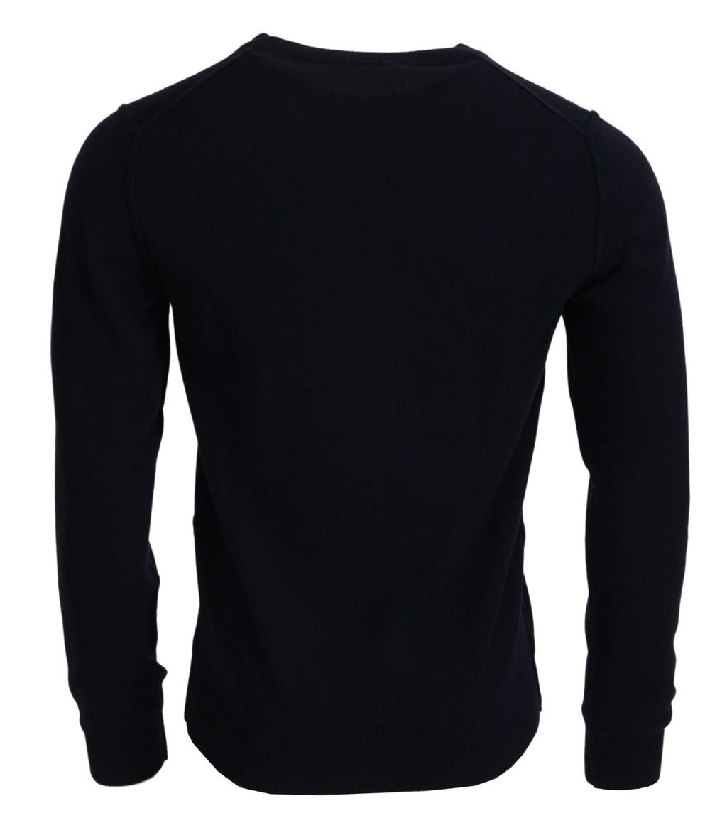 Dolce & Gabbana Blauer Kaschmir iit Print Pullover