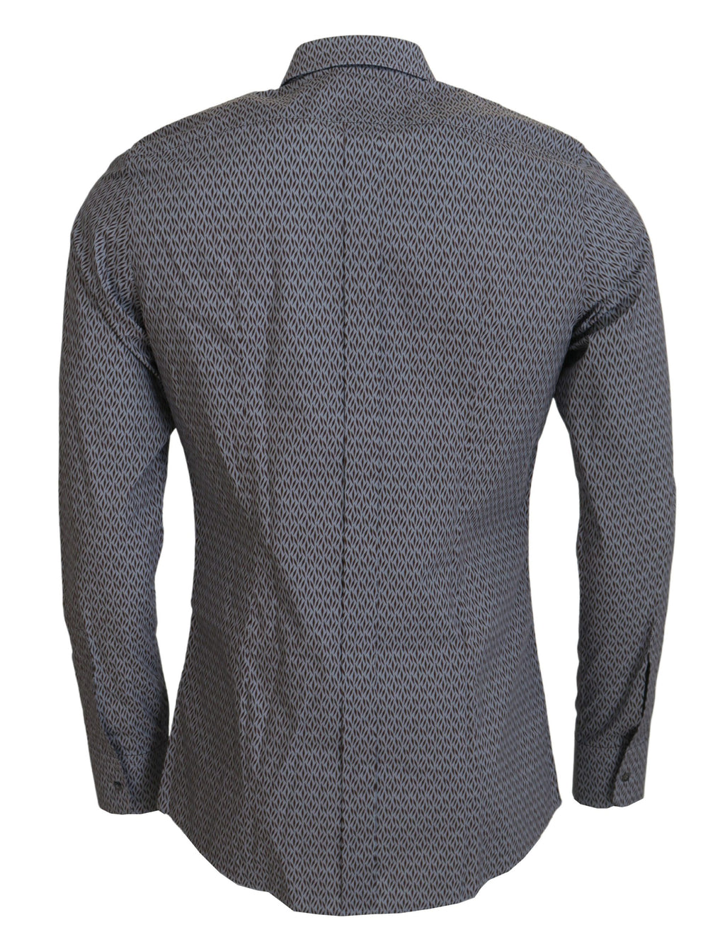 Dolce & Gabbana Grey Brown GOLD Slim Fit Dress Formal Shirt
