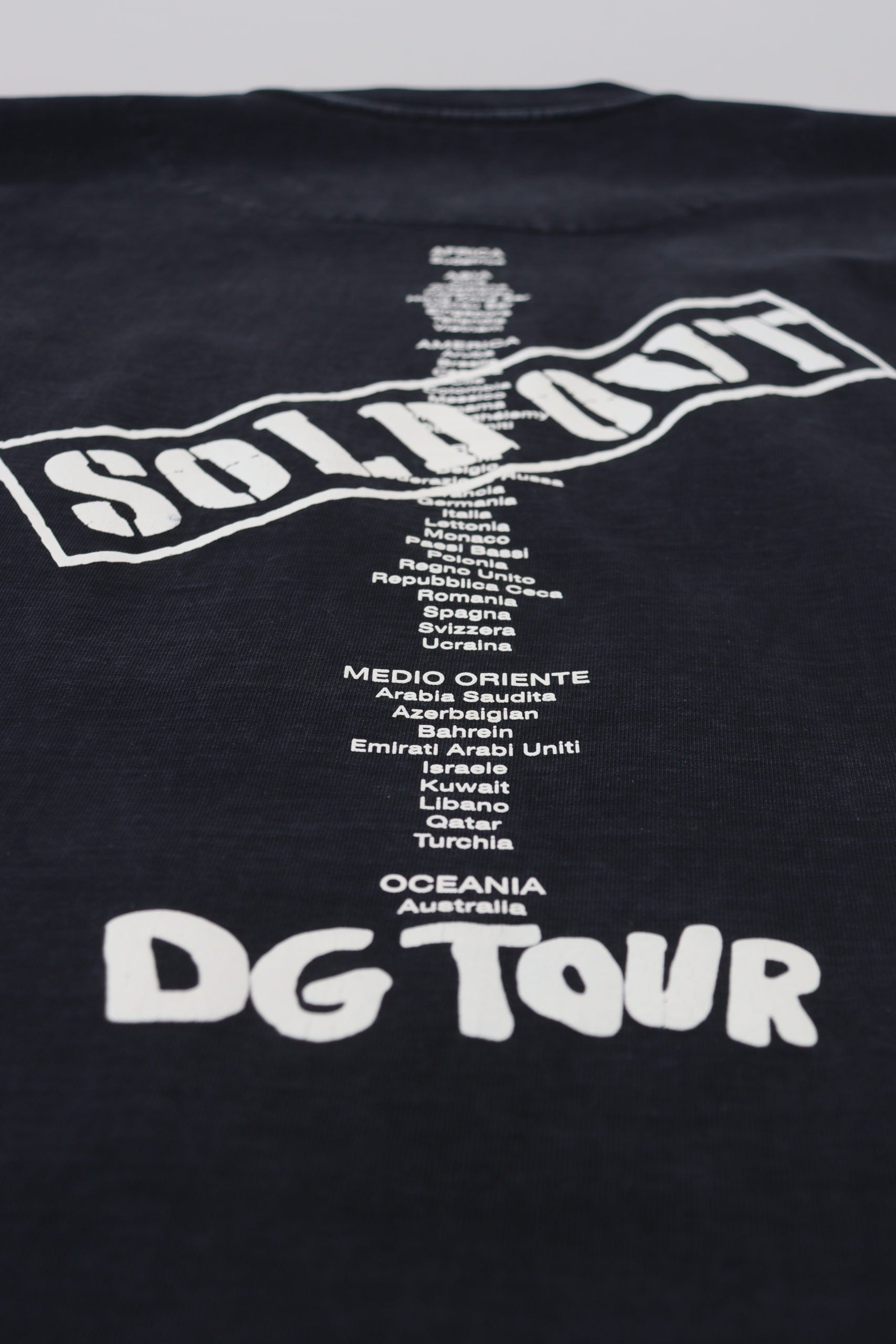 Dolce & Gabbana Schwarzes D&G Fashion Baumwoll-T-Shirt mit Rundhalsausschnitt