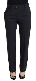 Dolce & Gabbana Gray Women's Formal Tapered Pants
