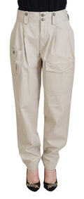 Dolce & Gabbana Beige Cotton Women's Cargo Pants