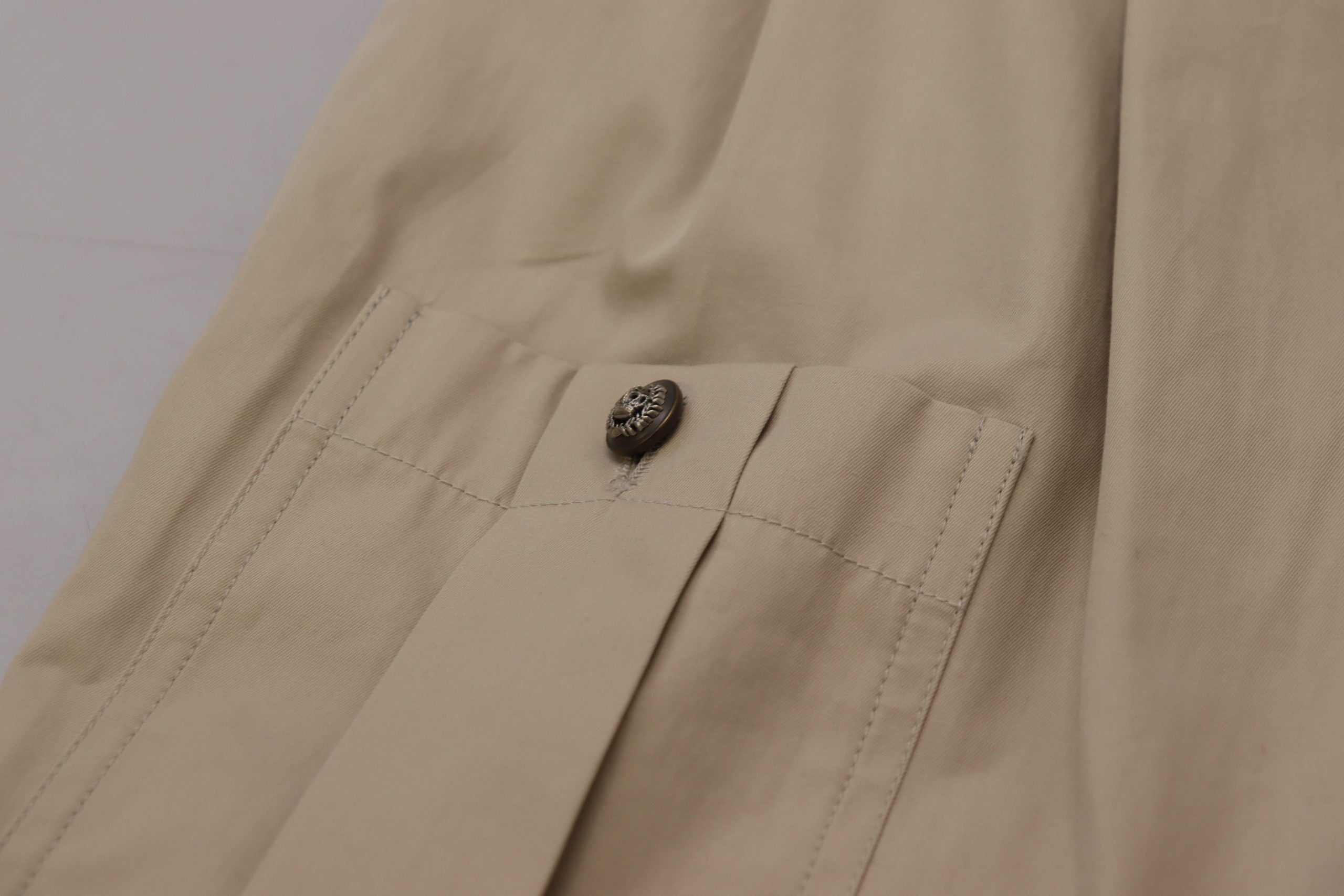 Dolce & Gabbana Beige Cotton Women's Cargo Pants