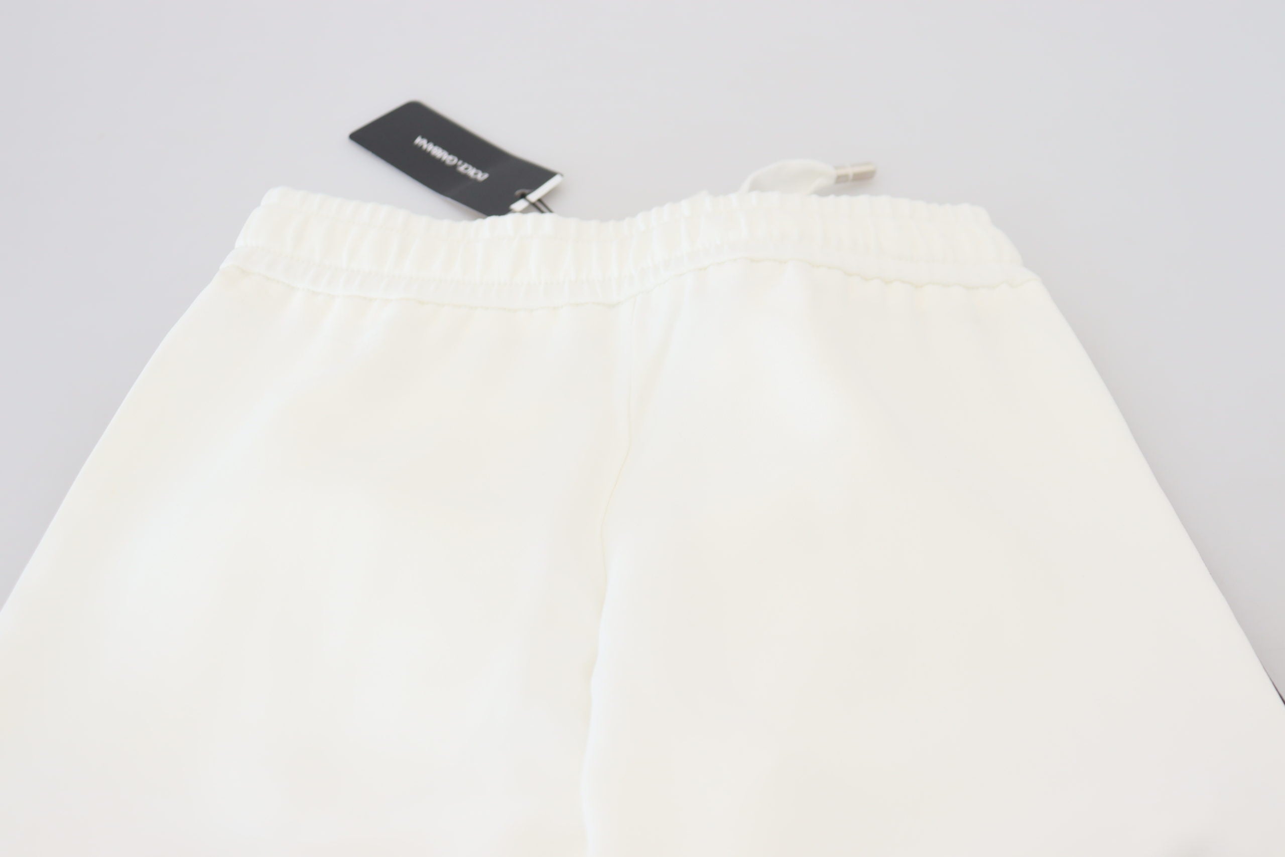 Dolce & Gabbana Weiße DG Logo Sweatpants Hose