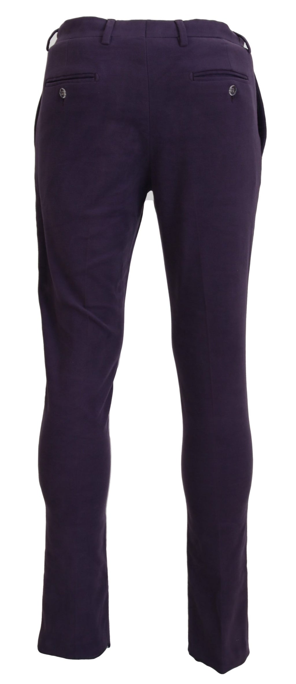 BENCIVENGA Lila Pure Cotton Tapered Herrenhosen