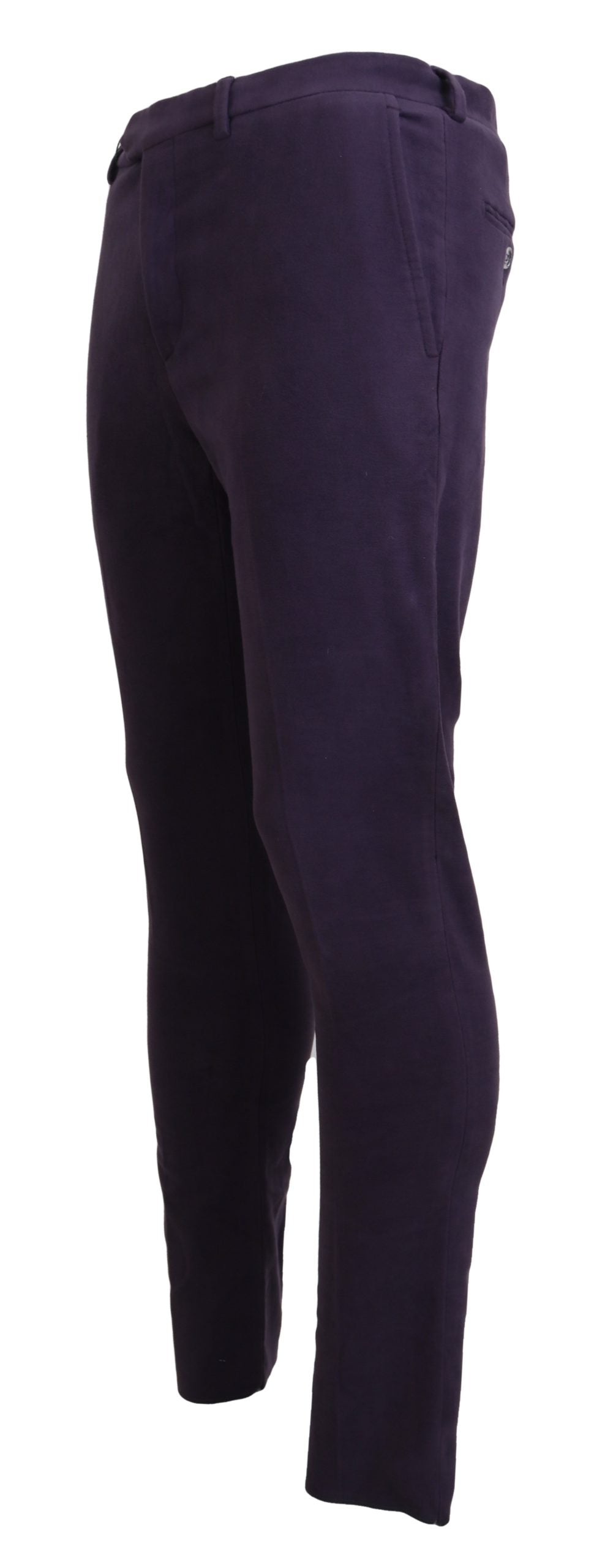 BENCIVENGA Lila Pure Cotton Tapered Herrenhosen