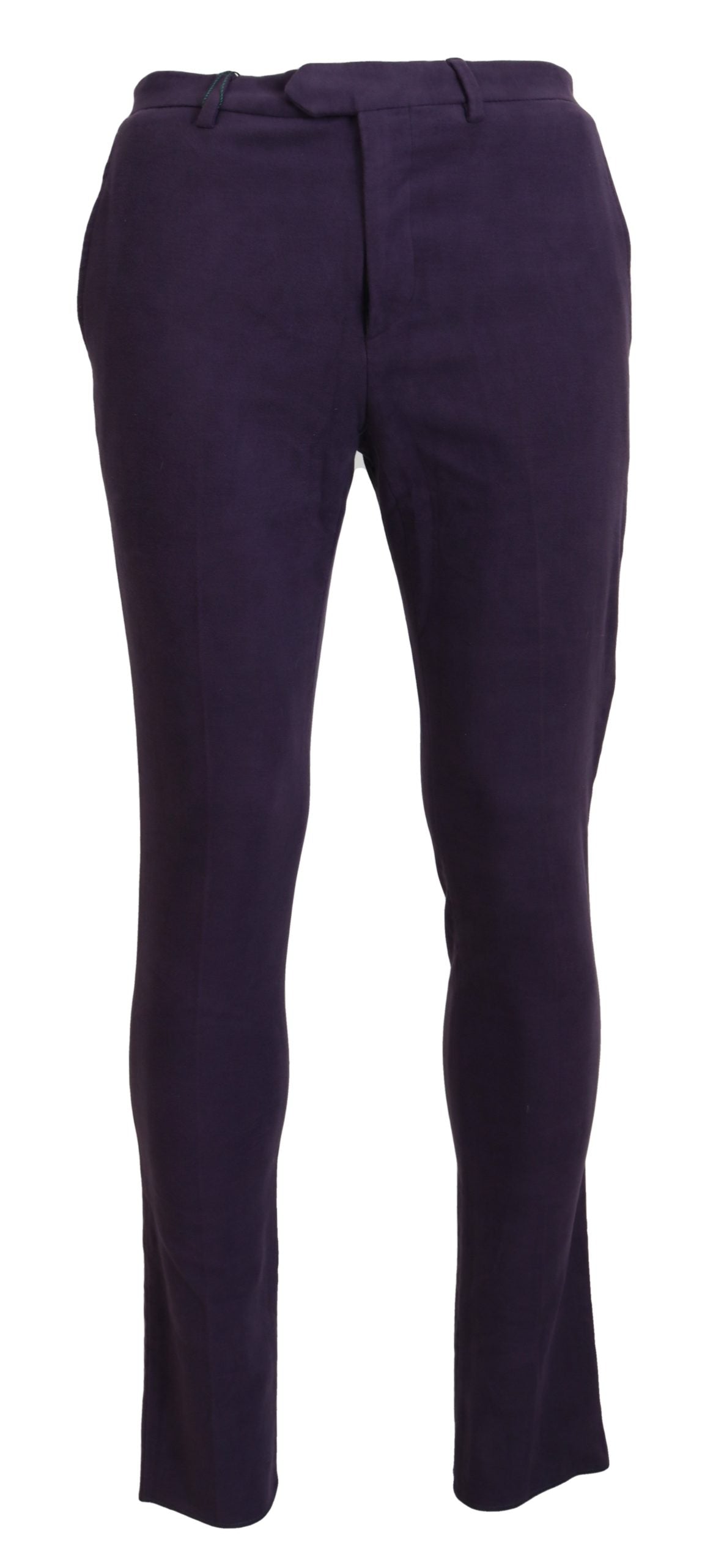 BENCIVENGA Lila Pure Cotton Tapered Herrenhosen