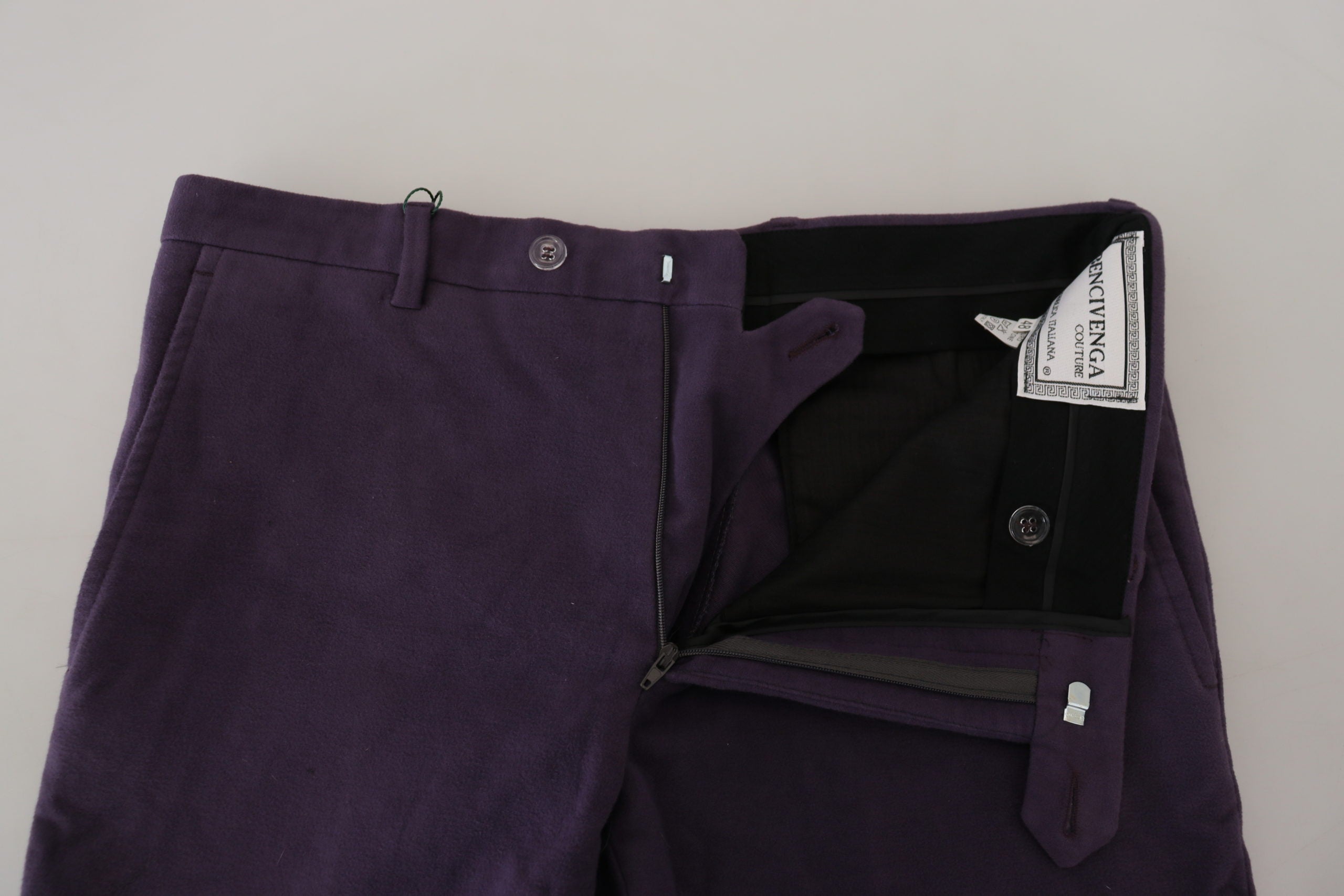 BENCIVENGA Lila Pure Cotton Tapered Herrenhosen