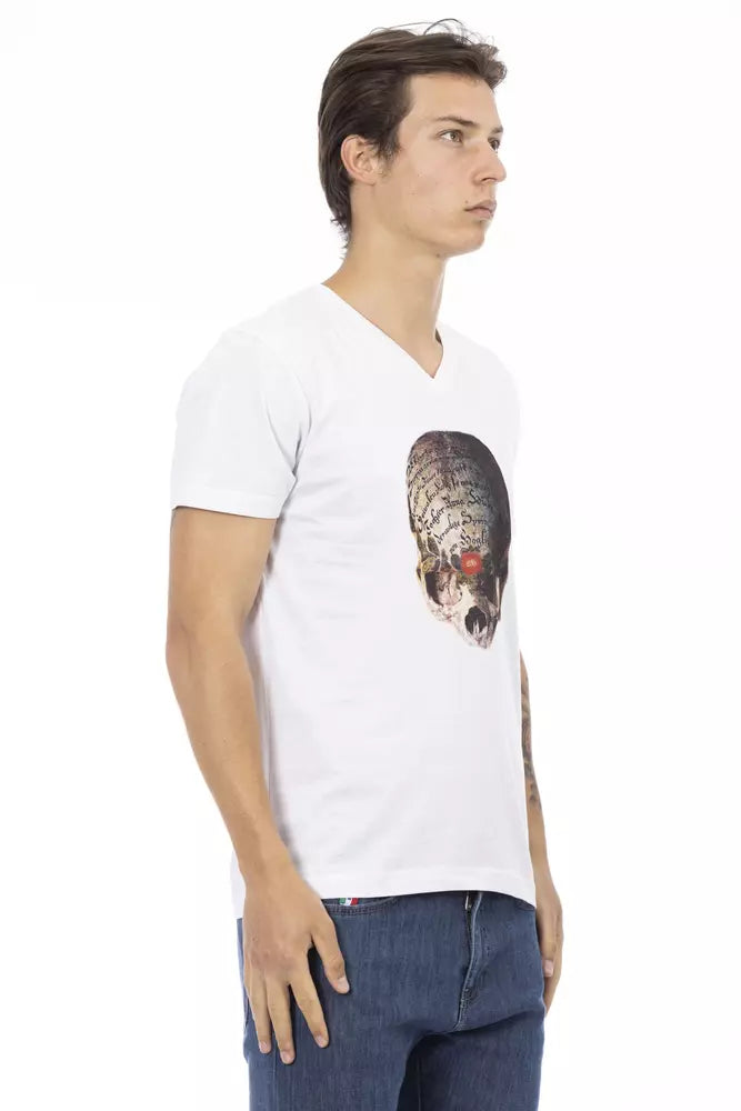 Trussardi Action Men's White Cotton T-Shirt