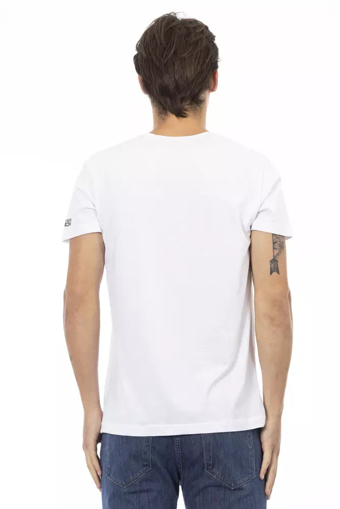 Trussardi Action Men's White Cotton T-Shirt