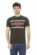 Baldinini Trend Men's Green Cotton T-Shirt