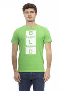 Baldinini Trend Green Cotton Men's T-Shirt