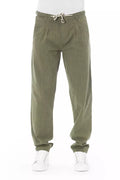 Baldinini Trend Baumwoll-Chino im Army-Look