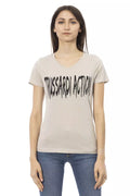 Trussardi Action Women's Beige Cotton Top