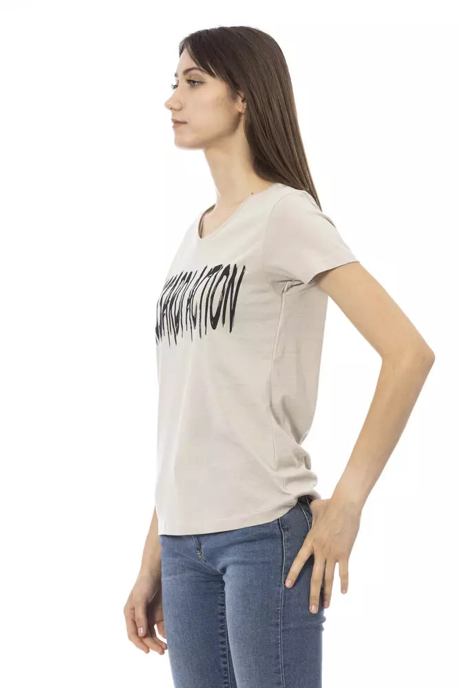 Trussardi Action Women's Beige Cotton Top